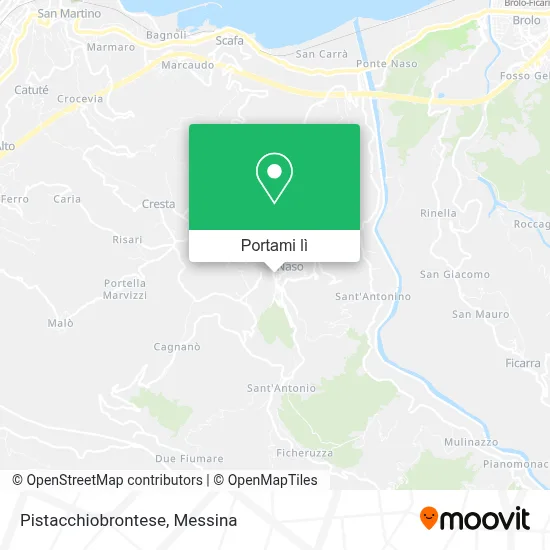 Mappa Pistacchiobrontese