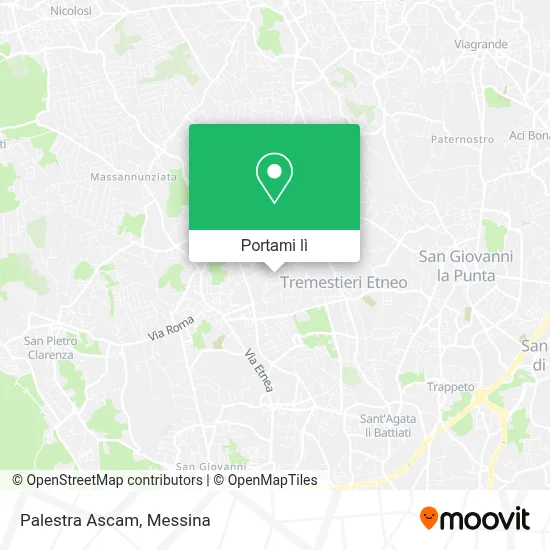 Mappa Palestra Ascam