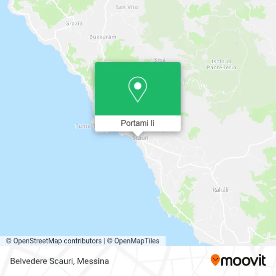 Mappa Belvedere Scauri