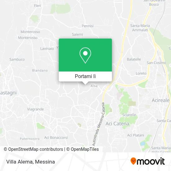 Mappa Villa Alema