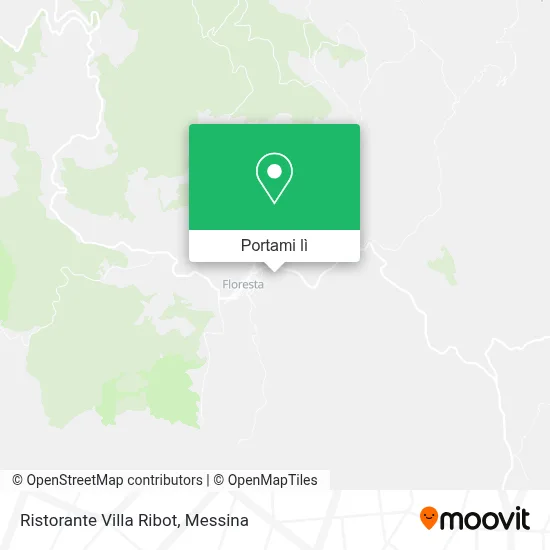 Mappa Ristorante Villa Ribot