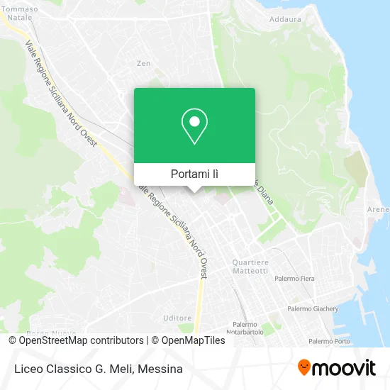 Mappa Liceo Classico G. Meli