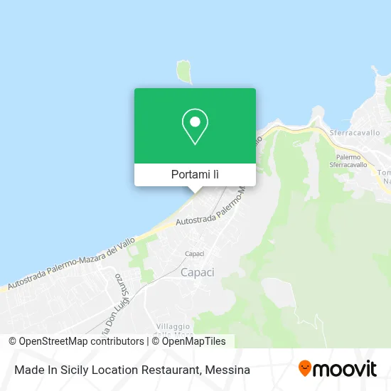 Mappa Made In Sicily Location Restaurant