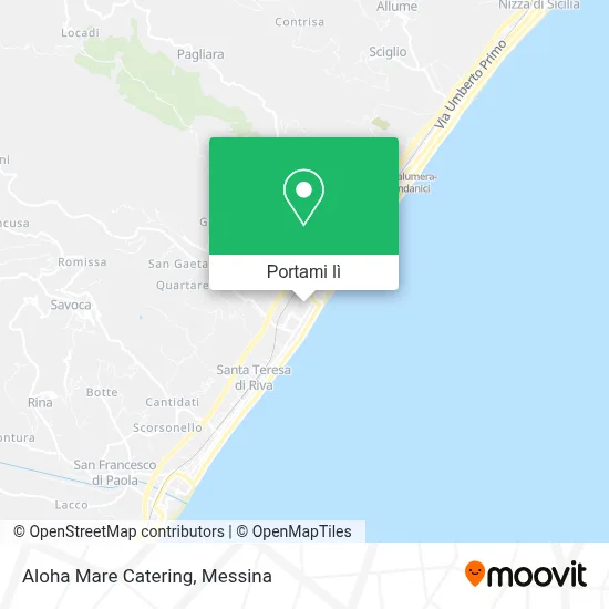 Mappa Aloha Mare Catering