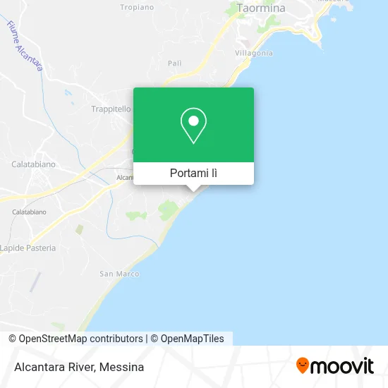 Mappa Alcantara River