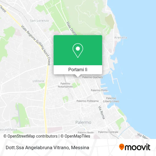 Mappa Dott.Ssa Angelabruna Vitrano