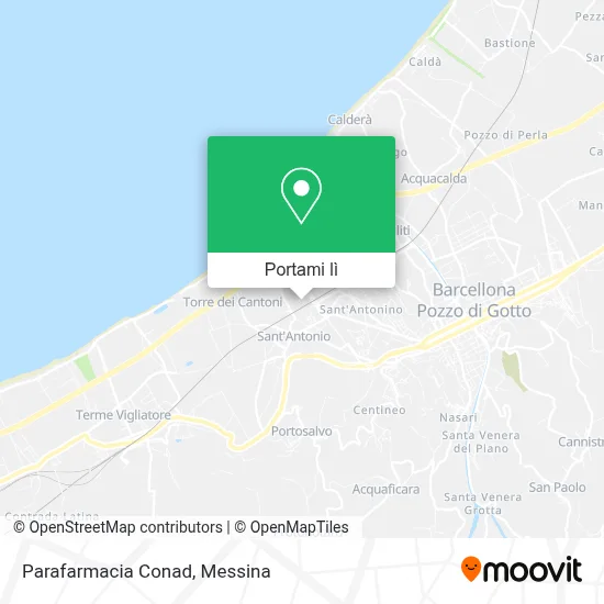Mappa Parafarmacia Conad