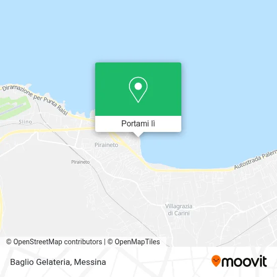 Mappa Baglio Gelateria