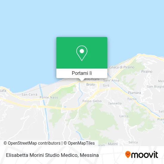 Mappa Elisabetta Morini Studio Medico