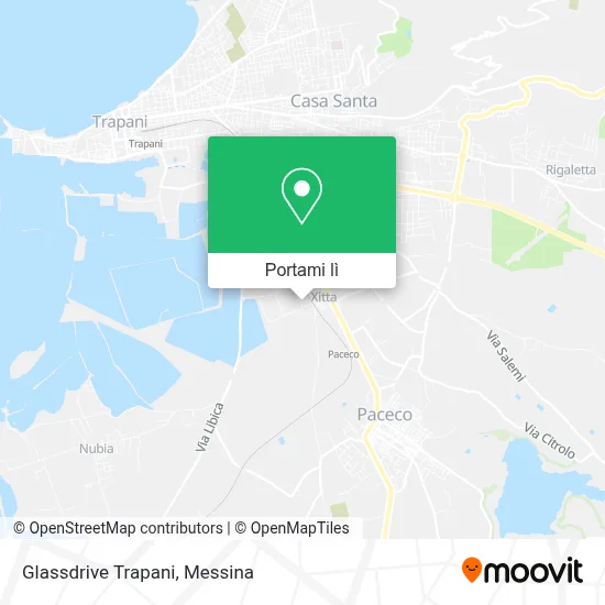 Mappa Glassdrive Trapani