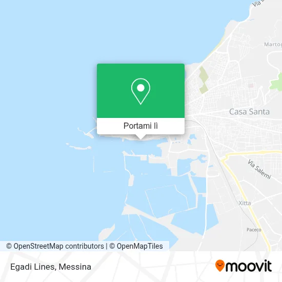 Mappa Egadi Lines