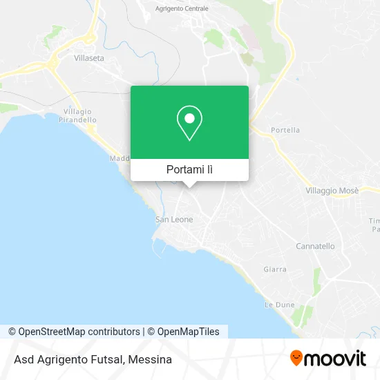 Mappa Asd Agrigento Futsal
