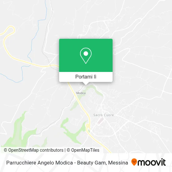 Mappa Parrucchiere Angelo Modica - Beauty Gam