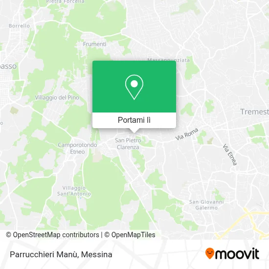 Mappa Parrucchieri Manù