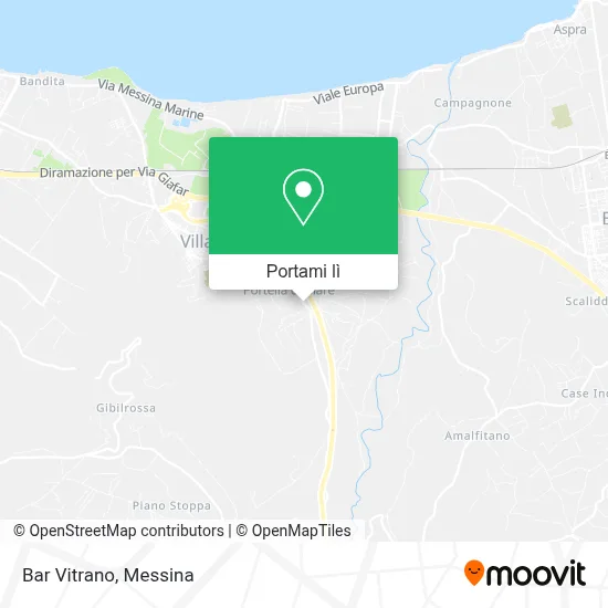 Mappa Bar Vitrano