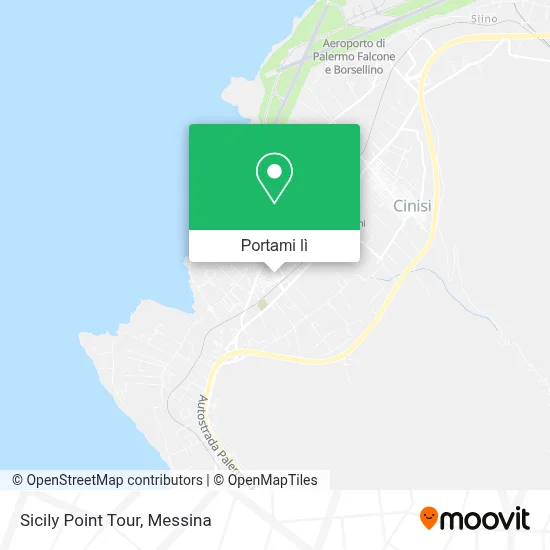 Mappa Sicily Point Tour
