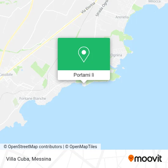 Mappa Villa Cuba
