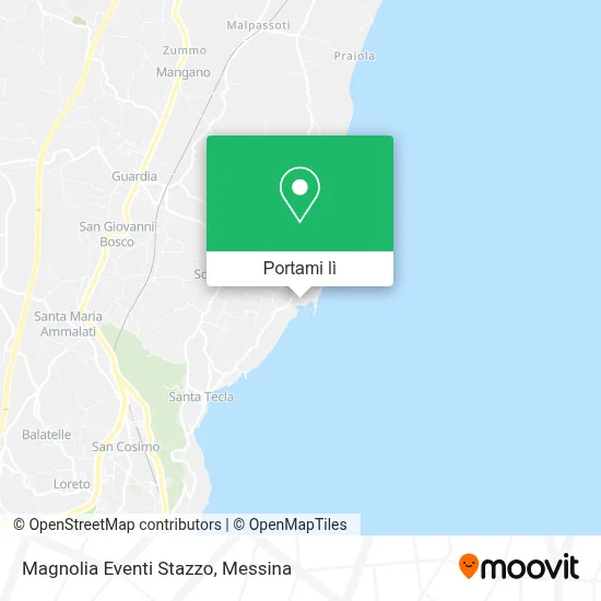 Mappa Magnolia Eventi Stazzo