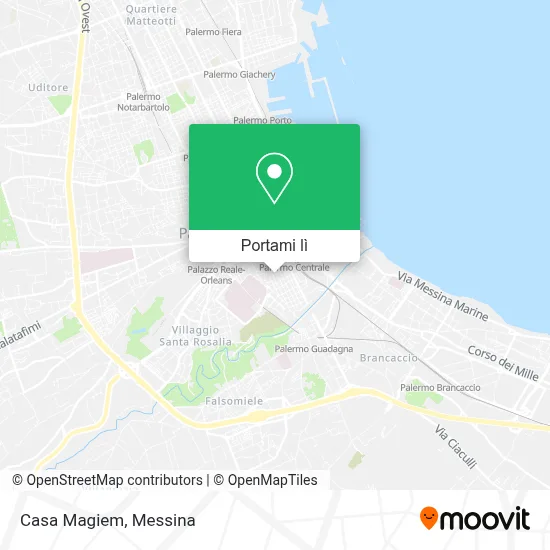 Mappa Casa Magiem