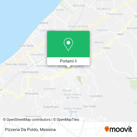 Mappa Pizzeria Da Poldo