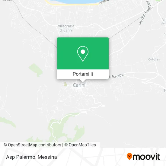 Mappa Asp Palermo