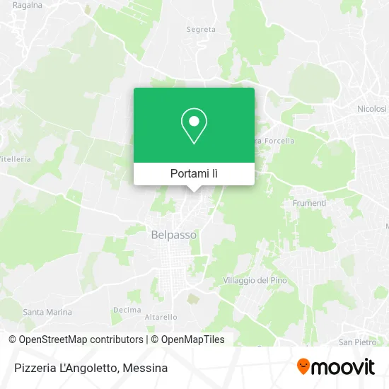 Mappa Pizzeria L'Angoletto