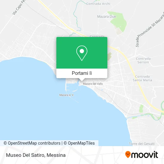 Mappa Museo Del Satiro