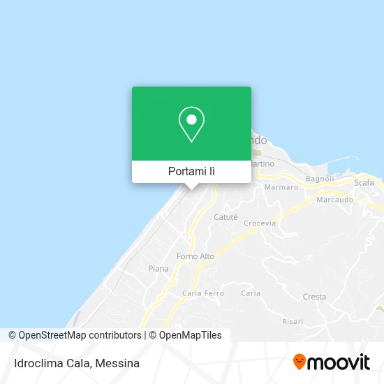 Mappa Idroclima Cala