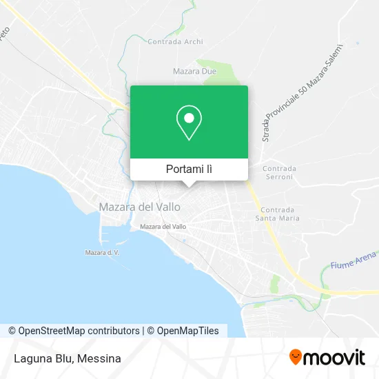 Mappa Laguna Blu