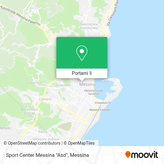 Mappa Sport Center Messina "Asd"
