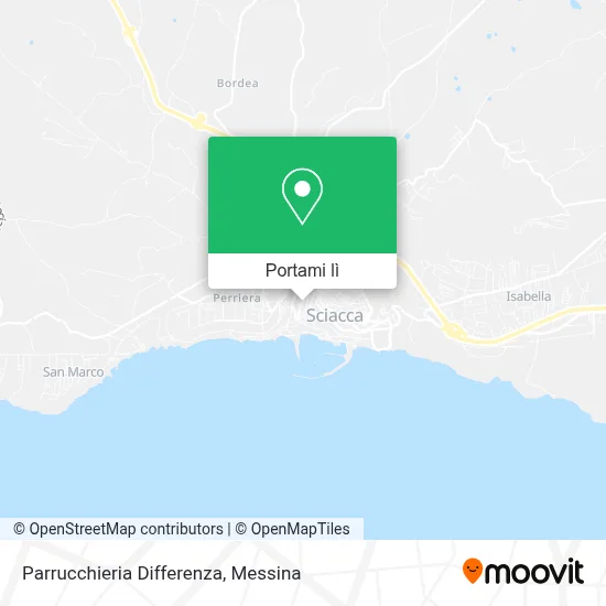 Mappa Parrucchieria Differenza