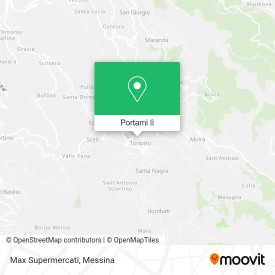 Mappa Max Supermercati
