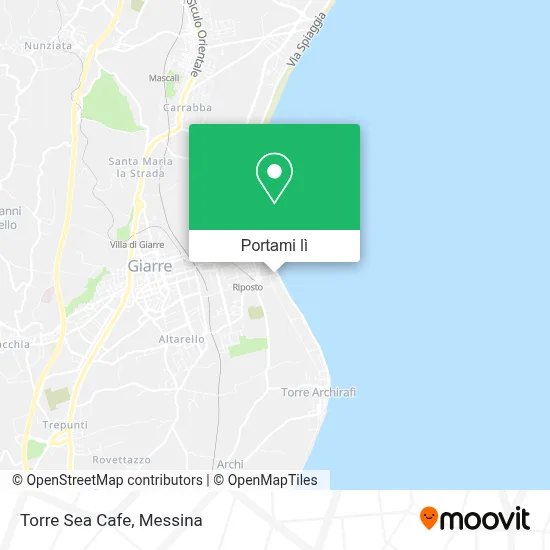 Mappa Torre Sea Cafe