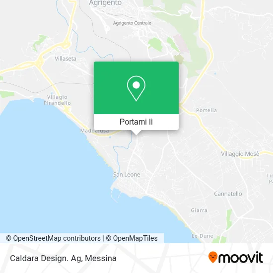 Mappa Caldara Design. Ag