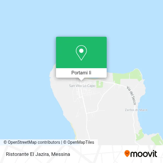 Mappa Ristorante El Jazira