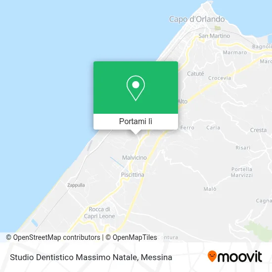 Mappa Studio Dentistico Massimo Natale