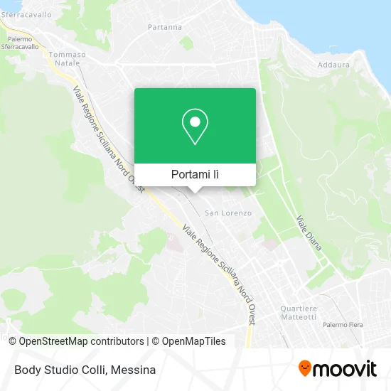Mappa Body Studio Colli
