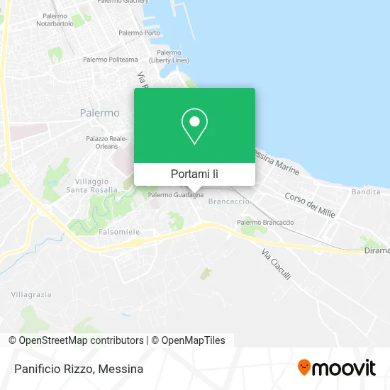 Mappa Panificio Rizzo