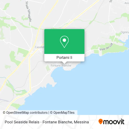 Mappa Pool Seaside Relais - Fontane Bianche