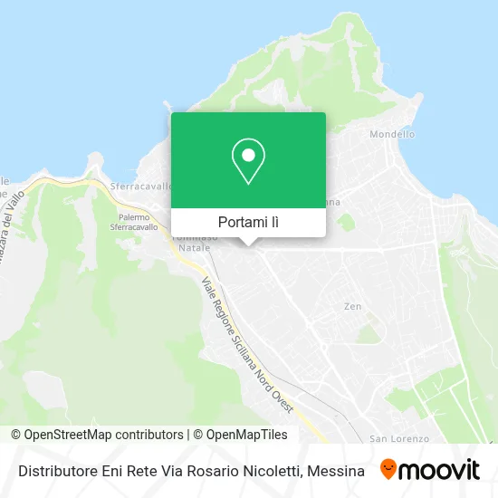 Mappa Distributore Eni Rete Via Rosario Nicoletti
