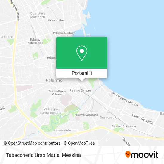 Mappa Tabaccheria Urso Maria