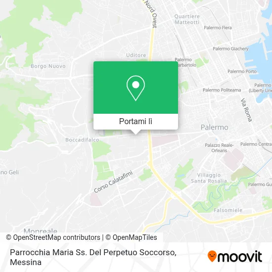 Mappa Parrocchia Maria Ss. Del Perpetuo Soccorso