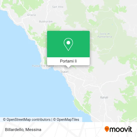 Mappa Billardello