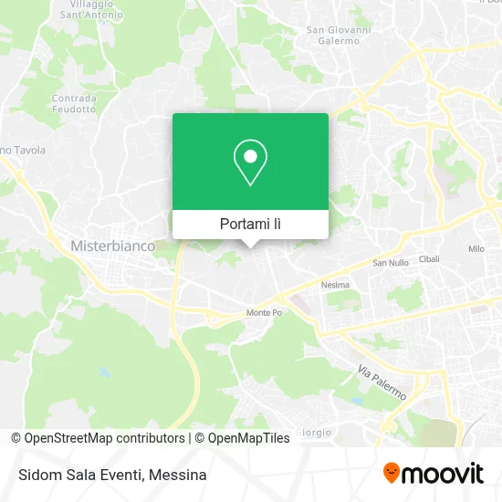 Mappa Sidom Sala Eventi
