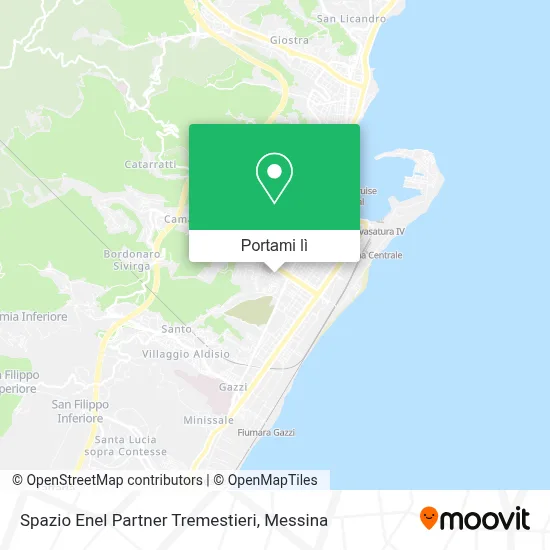Mappa Spazio Enel Partner Tremestieri