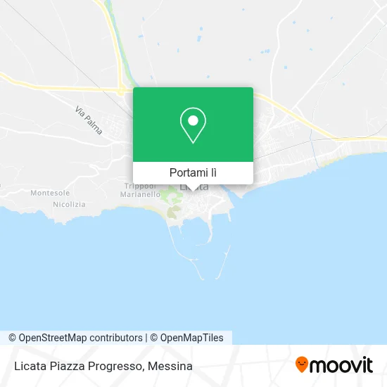 Mappa Licata Piazza Progresso