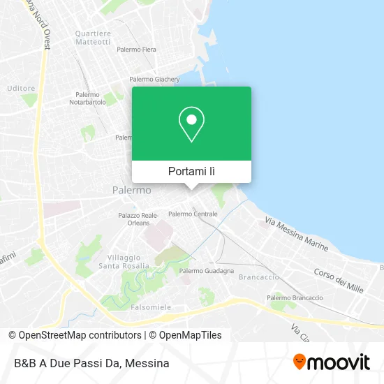 Mappa B&B A Due Passi Da