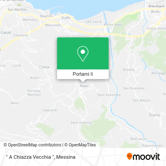 Mappa " A Chiazza Vecchia "