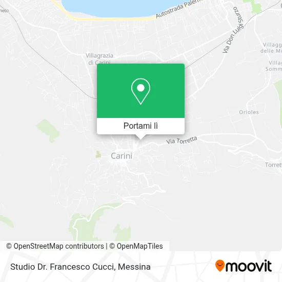 Mappa Studio Dr. Francesco Cucci