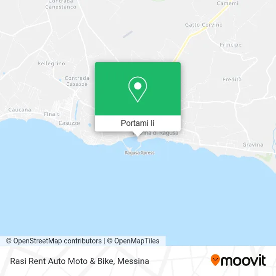 Mappa Rasi Rent Auto Moto & Bike